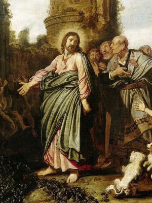 Christ and the woman of Canaan, Pieter Lastman (1583–1633). 1617, oil on panel. Rijks Museum / Wikimedia Commons