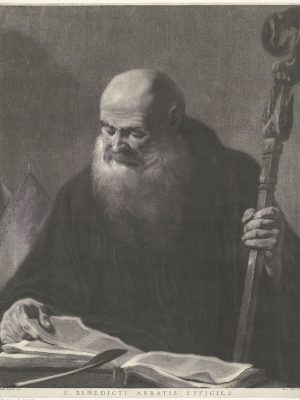 Benedict of Nursia by Giovannie Marco Pitteri. 1712-1786, engraving, Rijksmuseum / Wikimedia Commons