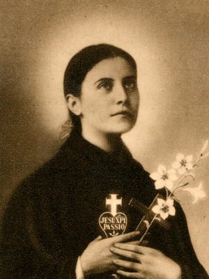 Devotieprent van de heilige Gemma Galgani by Ursmary Joseph Coppin-Goisse. 1933, holy card, museumcollecties van MAS / Wikimedia Commons Devotieprent van de heilige Gemma Galgani by Ursmary Joseph Coppin-Goisse. 1933, holy card, museumcollecties van MAS / Wikimedia Commons