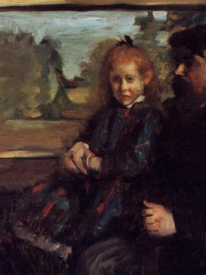 Henri Rouart and his daughter Hélène, Edgar Degas (1834–1917), 1877, oil on canvas. Wikimedia Commons