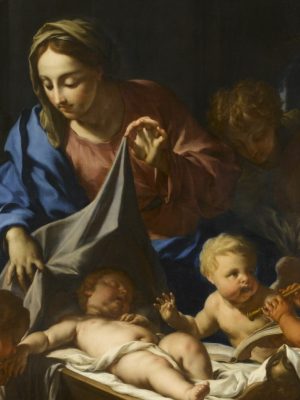 The Infant Jesus Sleeping by Francesco Trevisani (1656-1746). 1706, oil on canvas, Louvre Museum / Wikimedia Commons
