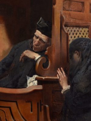 La Penitente by Juan Garcia Martinez (1828-1895). 1884, oil on canvas, Museo del Prado / Wikimedia Commons