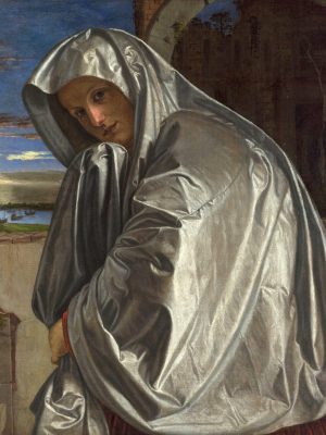 Saint Mary Magdalene at the Sepulchre by Giovanni Girolamo Savoldo (1480-1548). 1530s, oil on canvas, Getty Center / Wikimedia