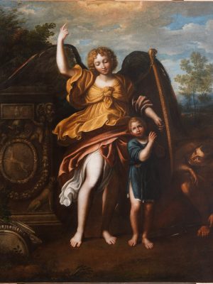 Guardian Angel by Domenico Zampieri. 1615, Oil on Canvas / Wikimedia Commons