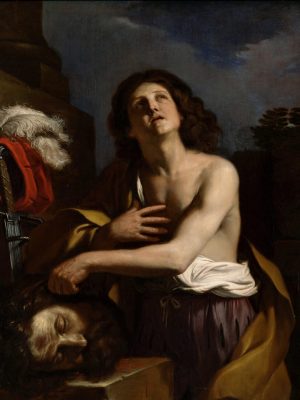 David with the Head of Goliath by Giovanni Francesco Barbieri (Guercino) (1591-1666). 1650, oil on canvas, National Museum of Western Art / Wikimedia Commons
