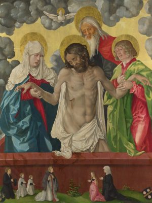 The Trinity and Mystic Pieta by Hans Baldung Grien (1484-1545). 1512, oil on panel, National Gallery / Wikimedia Commons