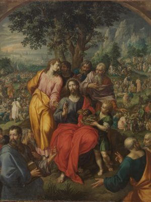 Feeding of Five Thousand by Hendrick de Clerck (1560-1630). 1590, painting, Kunsthistorisches Museum / Wikimedia Commons