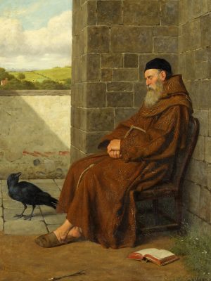 The Convent Raven by Henry Stacy Marks (1829-1898). 1870, oil on canvas, Bristol City Museum & Art Gallery / Wikimedia Commons