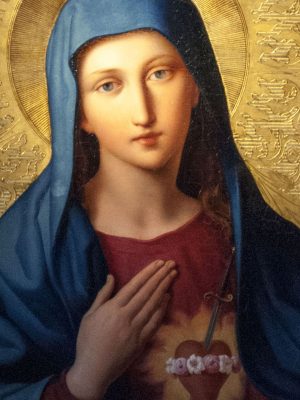 Leopold Kupelwieser, The Heart of Mary, 19th Century (Wikimedia Commons)