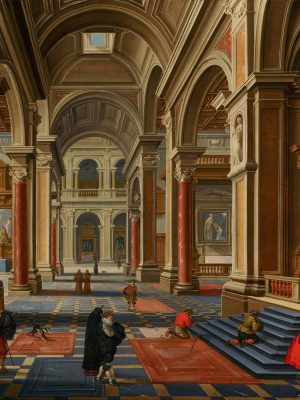Interior of a Catholic Church by Bartholomeus van Bassen (1590-1652). 1626, oil on canvas, Mauritshuis / Wikimedia Commons