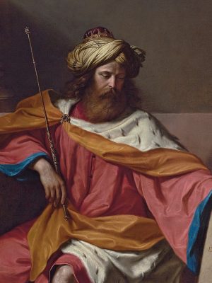 King David, Guercino (1591-1666), 1651, oil on canvas. Photographed by Christies / Wikimedia Commons