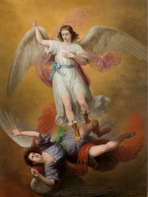 The Fall of Lucifer by Antonio Maria Esquivel (1806-1857). 1840, oil on canvas, Museo del Prado / Wikimedia Commons