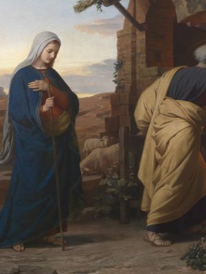 On the Eve of the Birth of Christ by Michael Rieser (1828-1905). 1869, oil on canvas. Wikimedia Commons