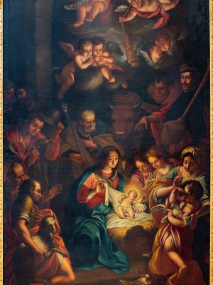 Ivrea,,Italy,-,July,15,,2022:,The,Painting,Of,Nativity