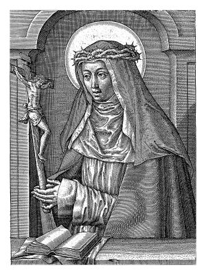 H.,Catherine,Of,Siena,,Hieronymus,Wierix,,1563,-,Before,1619
