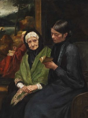 Beim Gebet by Ernst Oppler (1867-1929). 1900, oil on canvas, private collection / Wikimedia Commons