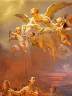 Rome,,Italy,-,August,28,,2021:,The,Painting,Angels,Liberated