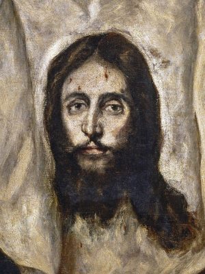 Holy Face of Jesus, El Greco and workshop (1541–1614), c. 1586-1595, oil on canvas. Museum of Prada / Wikimedia Commons.