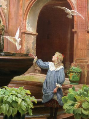 Small cloister of the Augustins by Georges Castex (1860-1943). 1897, oil on canvas, Musee des Augustins / Wikimedia Commons