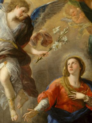 The Annunciation, Luca Giordano (1634–1705), 1672, oil on canvas. Metropolitan Museum of Art / Wikimedia Commons.