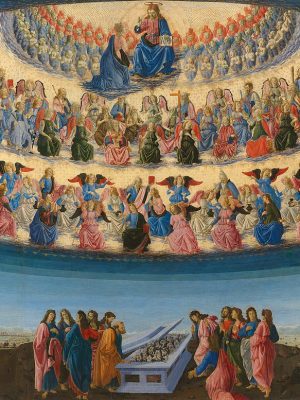 Assumption of the Virgin by Francesco Botticini. 1475, tempera, National Gallery / Wikimedia Commons.