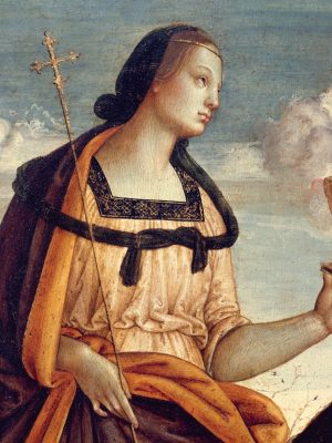 The Theological Virtues: Faith, Charity, Hope by anonymous. 1495, tempera and gold on wood, Metropolitan Museum of Art / Wikimedia Commons