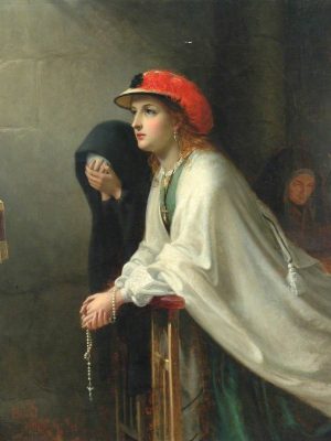 Prayer by Thomas Brooks (1818-1891). 1862, oil on canvas, Calderdale Metropolitan Borough Council / Wikimedia Commons