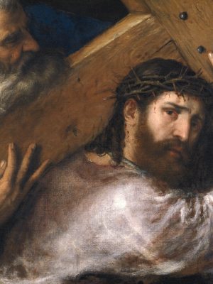 Christ carrying the Cross, Titian (1490-1576), c. 1565, oil on canvas. Museo del Prado / Wikimedia Commons.