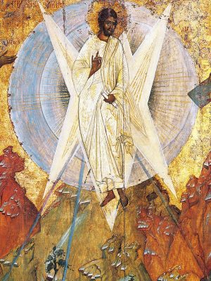 The Savior's Transfiguration, c. 1403, Tretyakov Gallery / Wikimedia Commons.