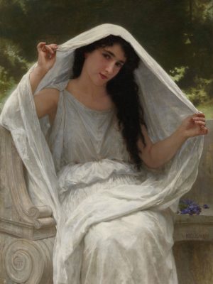 The Veil by William-Adolphe Bouguereau (1825-1905). 1898, oil on canvas / Wikimedia Commons