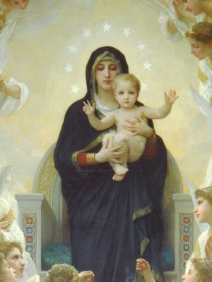 The Queen of the Angels, William-Adolphe Bouguereau (1825-1905). 1900, oil on canvas. Musée des Beaux-Arts de la ville de Paris / Wikimedia Commons