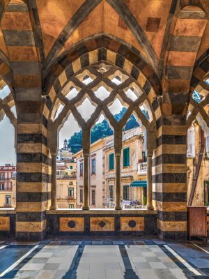 Interior,View,Of,Amalfi,Cathedral.,Amalfi,Coast.,Campania,,Italy.,Unesco