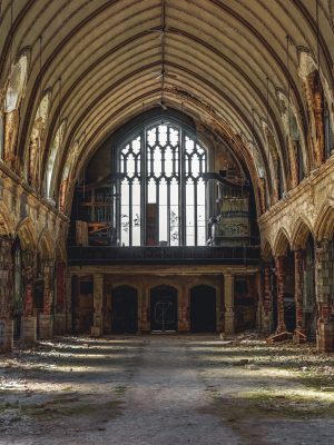 Detroit,,Michigan,,May,18,,2018:,Interior,View,Of,Abandoned,And