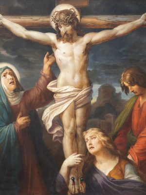Vienna,,Austira,-,October,22,,2020:,The,Painting,Of,Crucifixion