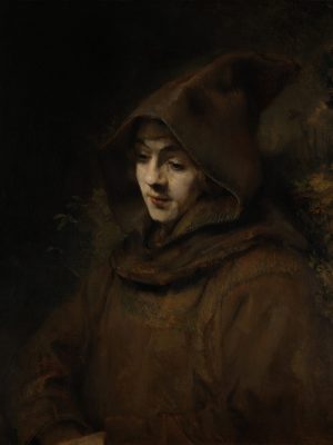 Rembrandt's,Son,Titus,In,A,Monk's,Habit,,By,Rembrandt,Van