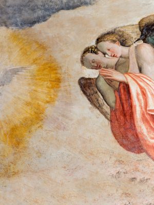 Brescia,,Italy,-,May,21,,2016:,The,Fresco,Of,Angels