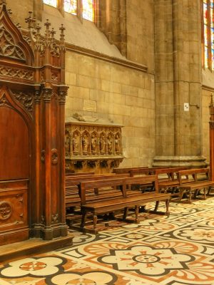 Confession,Booths,At,Duomo,In,Milan,,Italy