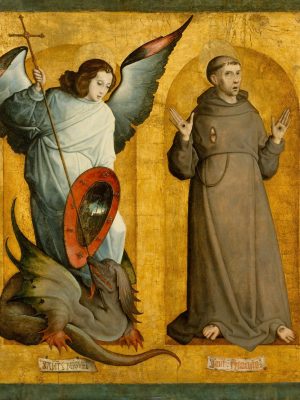 Saints,Michael,And,Francis,,By,Juan,De,Flandes,,1505-09,,Northern